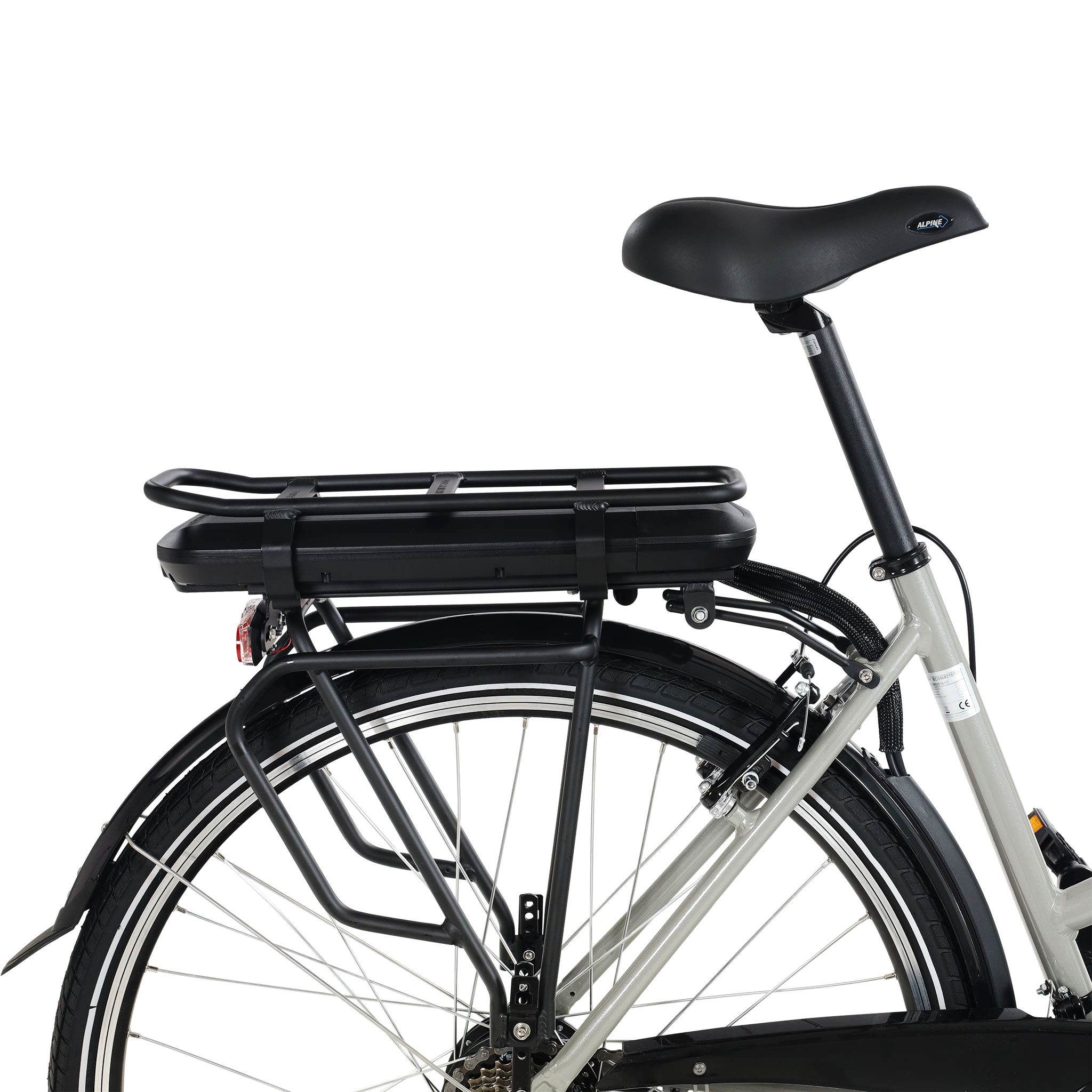 Elcykel Lyfco Dam 28" - Ellen 13 Ah Silver