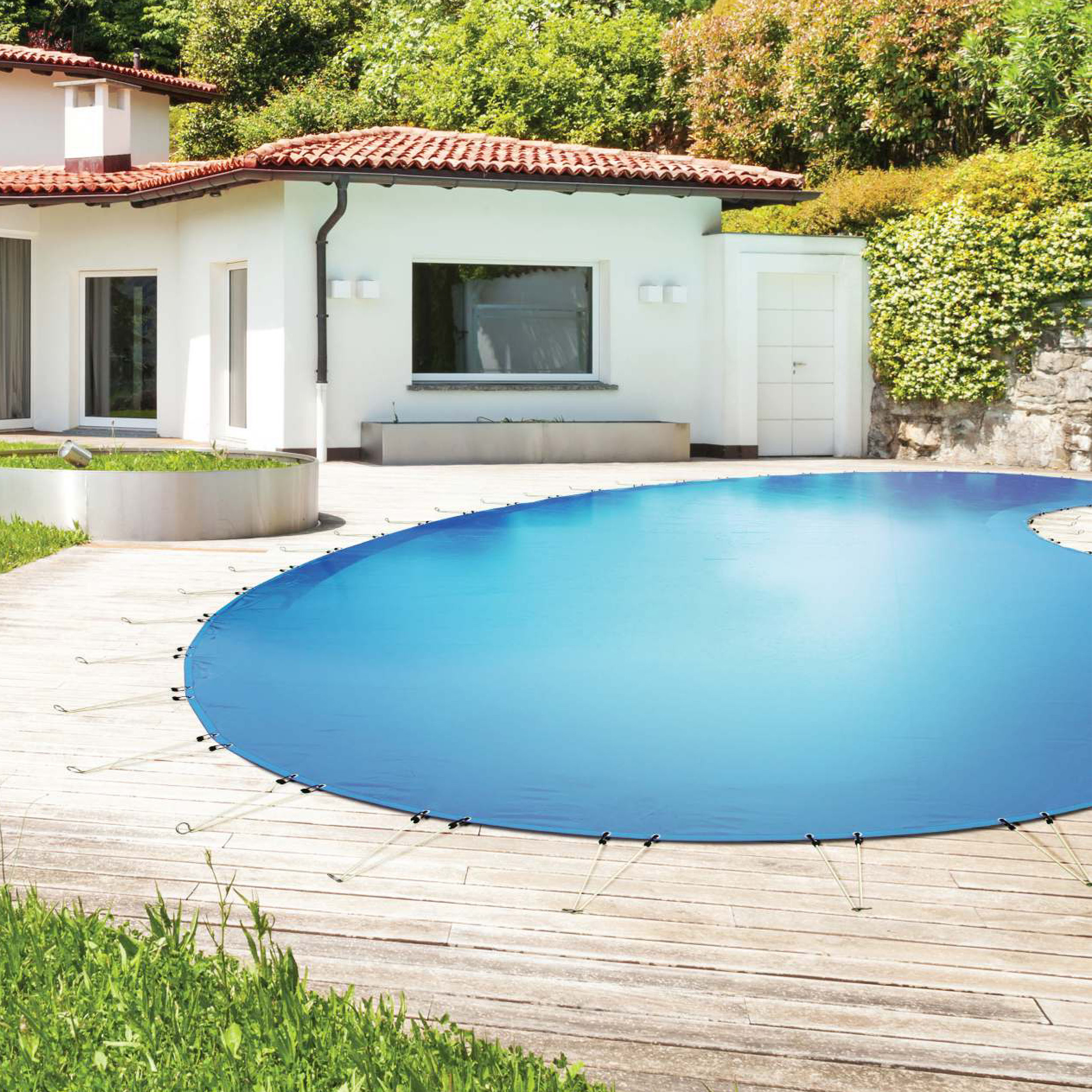 Poolskydd Planet Pool DEL Comfort Covea 7x3,5 m