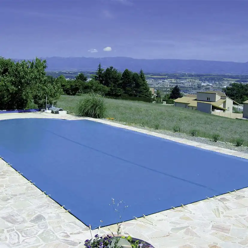 PLANET POOL poolskydd Extra, Rund Ø 5.0m, blått, 580 g/m2 Ø 5 m