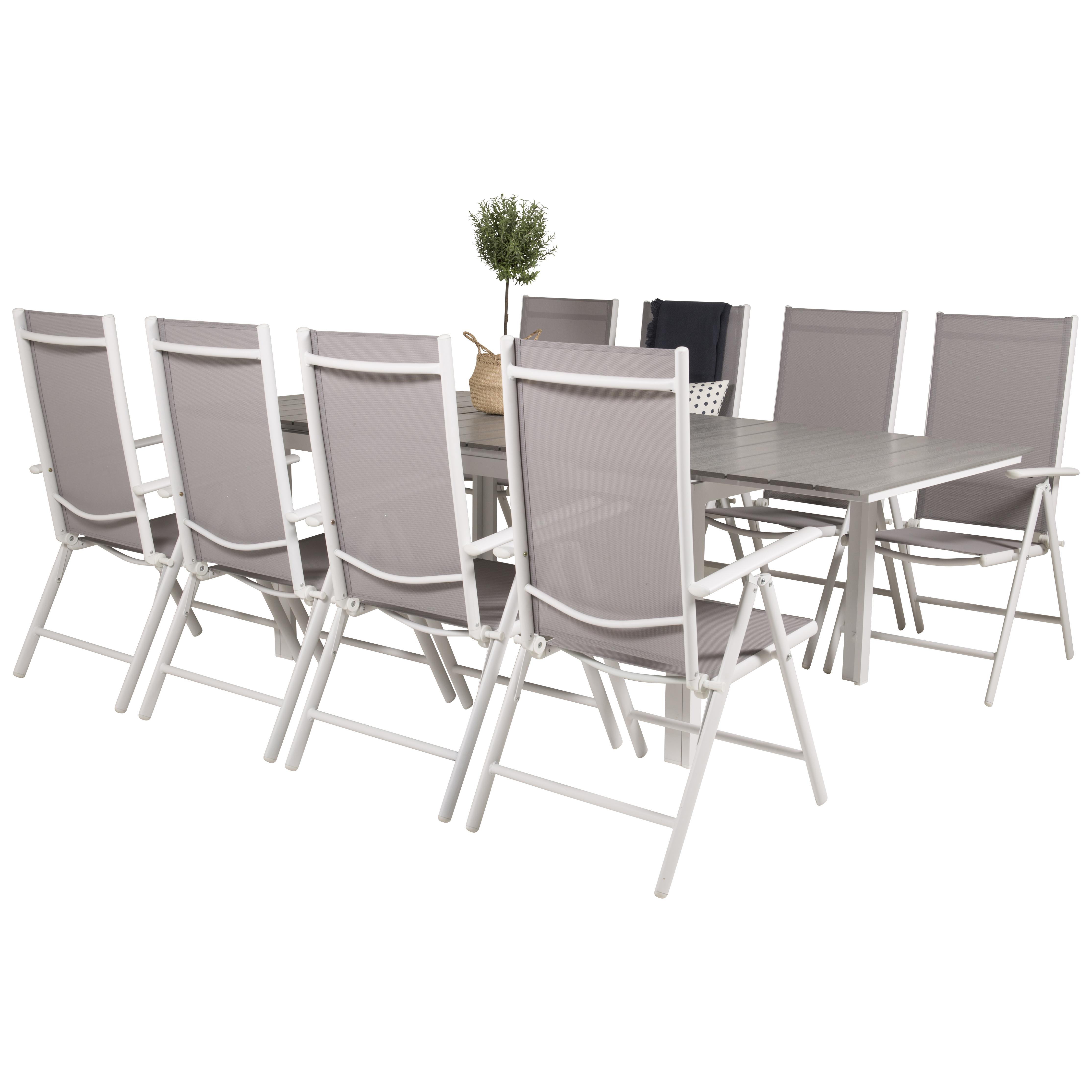 Matgrupp Venture Home Lova 160/240 med 8 Bront Stolar