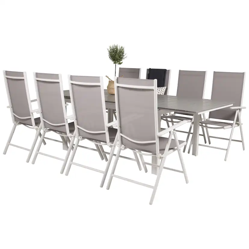 Matgrupp Venture Home Lova 160/240 med 8 Bront Stolar