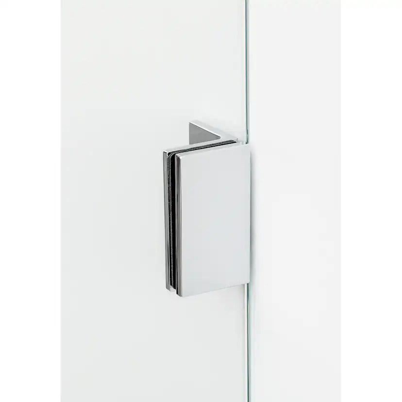 180° rak/fast Duschhörna 90x90x200 krom klarglas Profil: Krom, Klarglas, Fast vägg: 900 mm, Duschdörr: 900 mm