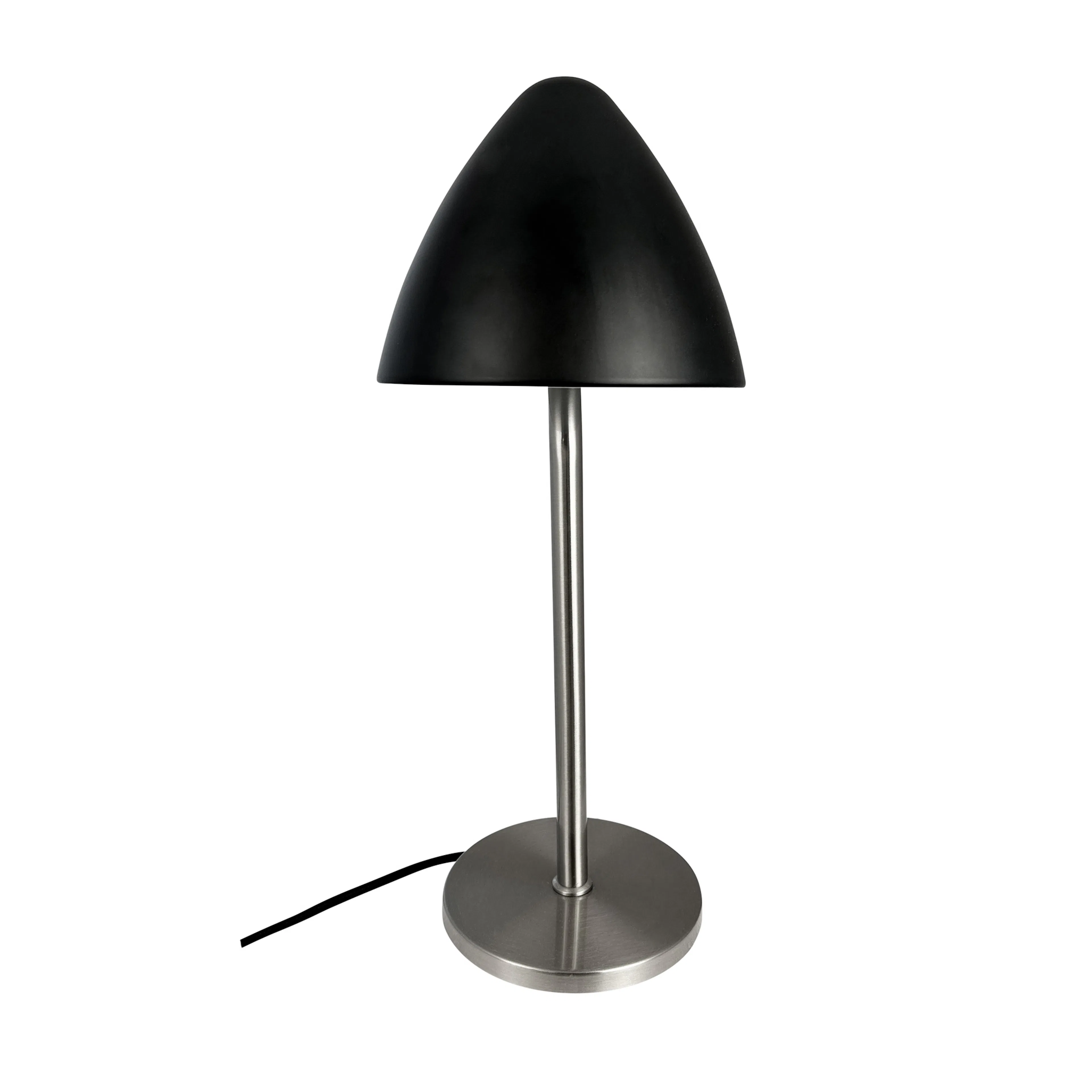 Bordslampa Dyberg Larsen Oulu Svart/Borstat stål
