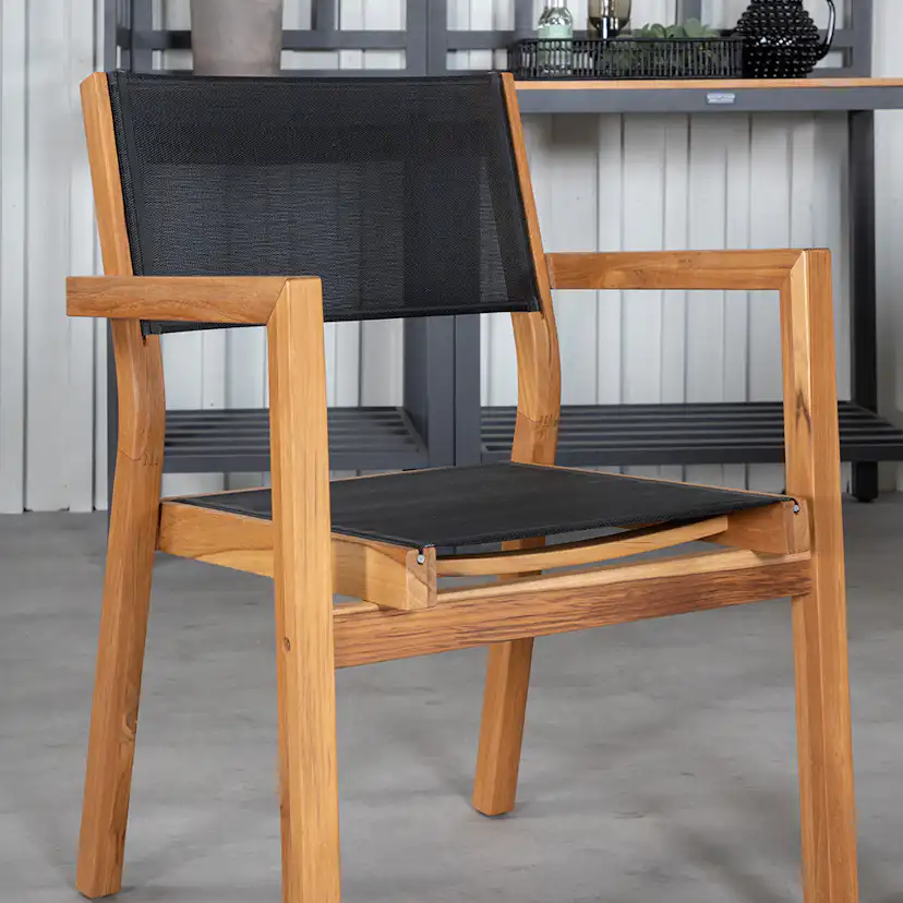 Matgrupp Venture Home Bois med 6 Velle Stolar