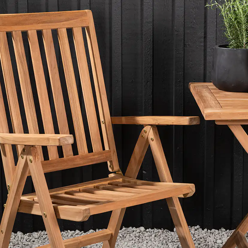 Cafégrupp Venture Home Kenya Klaffbord med 2 Kenya Positionsstolar