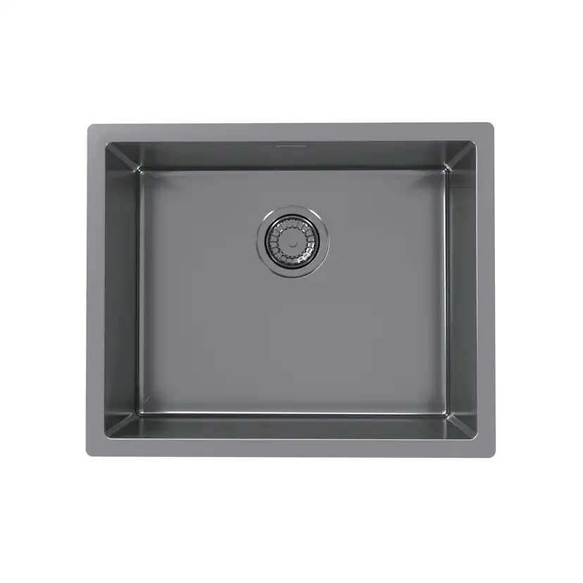 Diskho Stala Monarch-50 med Köksblandare Scandtap Steel Equip DxAntracit/Shadow