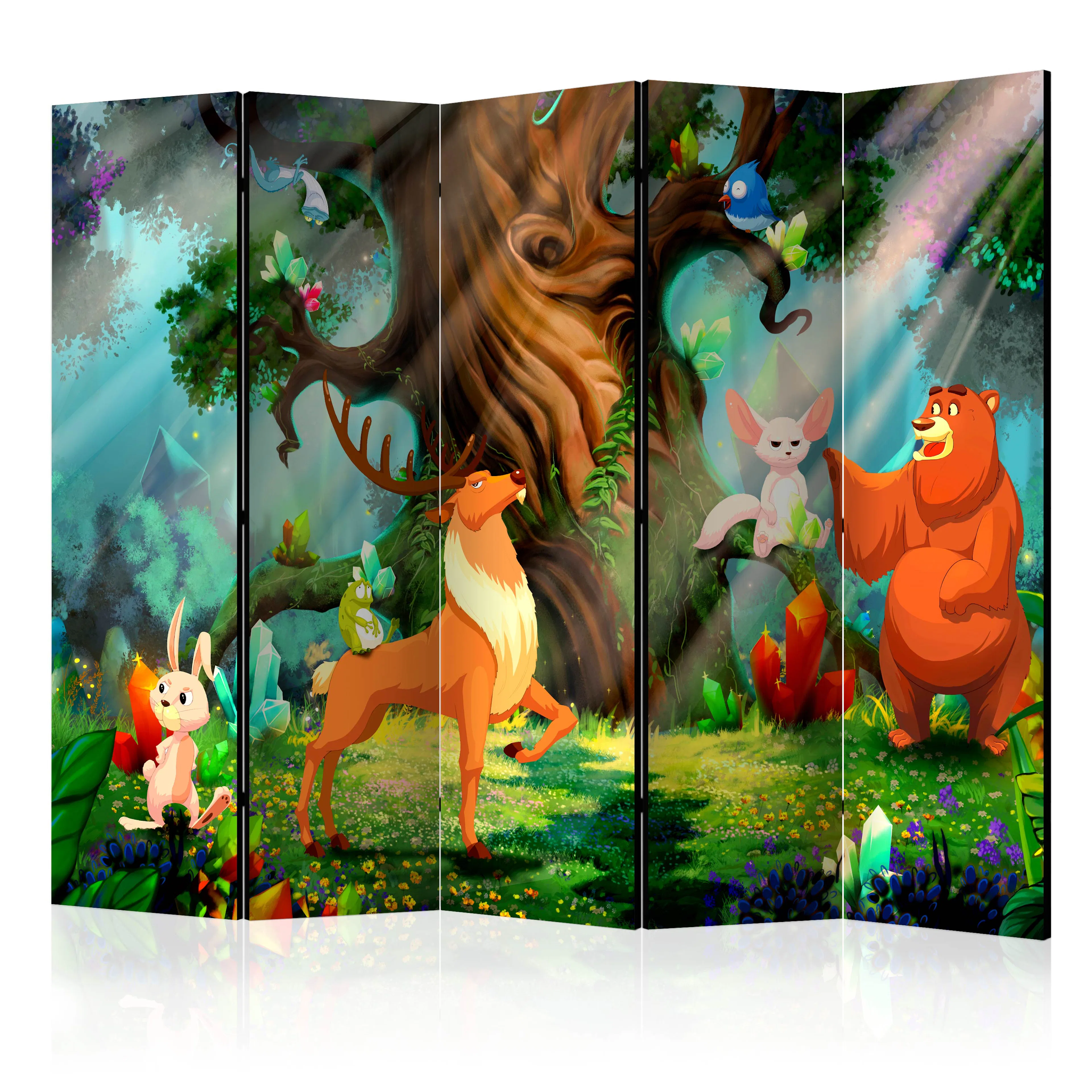 Rumsavdelare Arkiio Bear and Friends II 225x172 cm