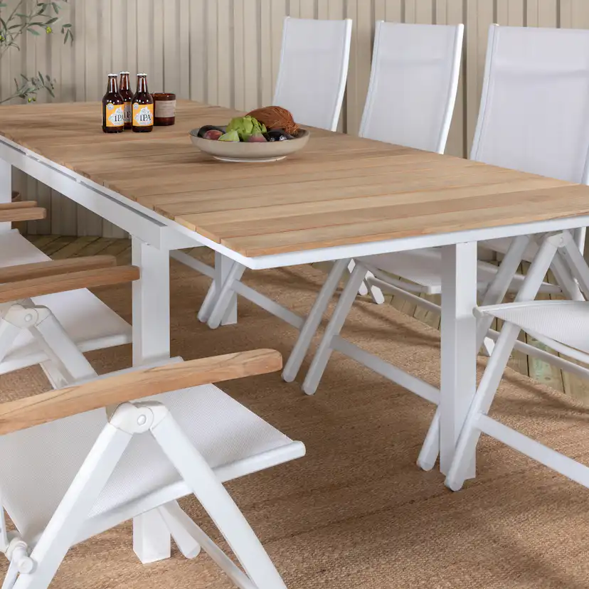 Matgrupp Venture Home Mendi med 8 Pave Stolar