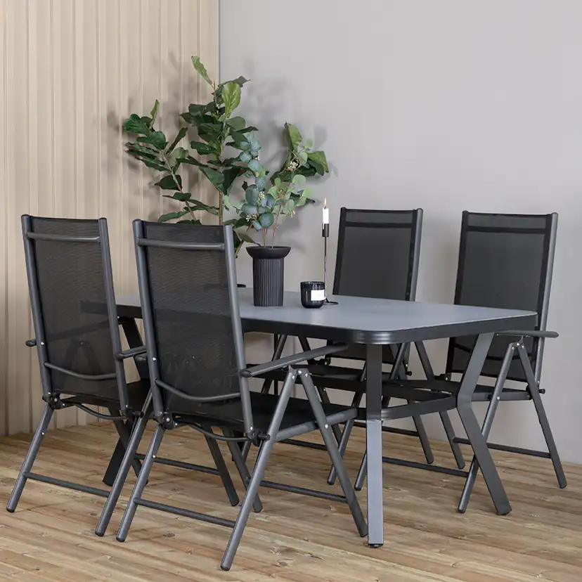 Matgrupp Venture Home Vyn med 4 Chair Matstolar