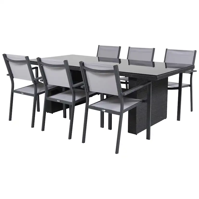 Matgrupp Venture Home Pishi 200 med 6 Copacabana Matstolar