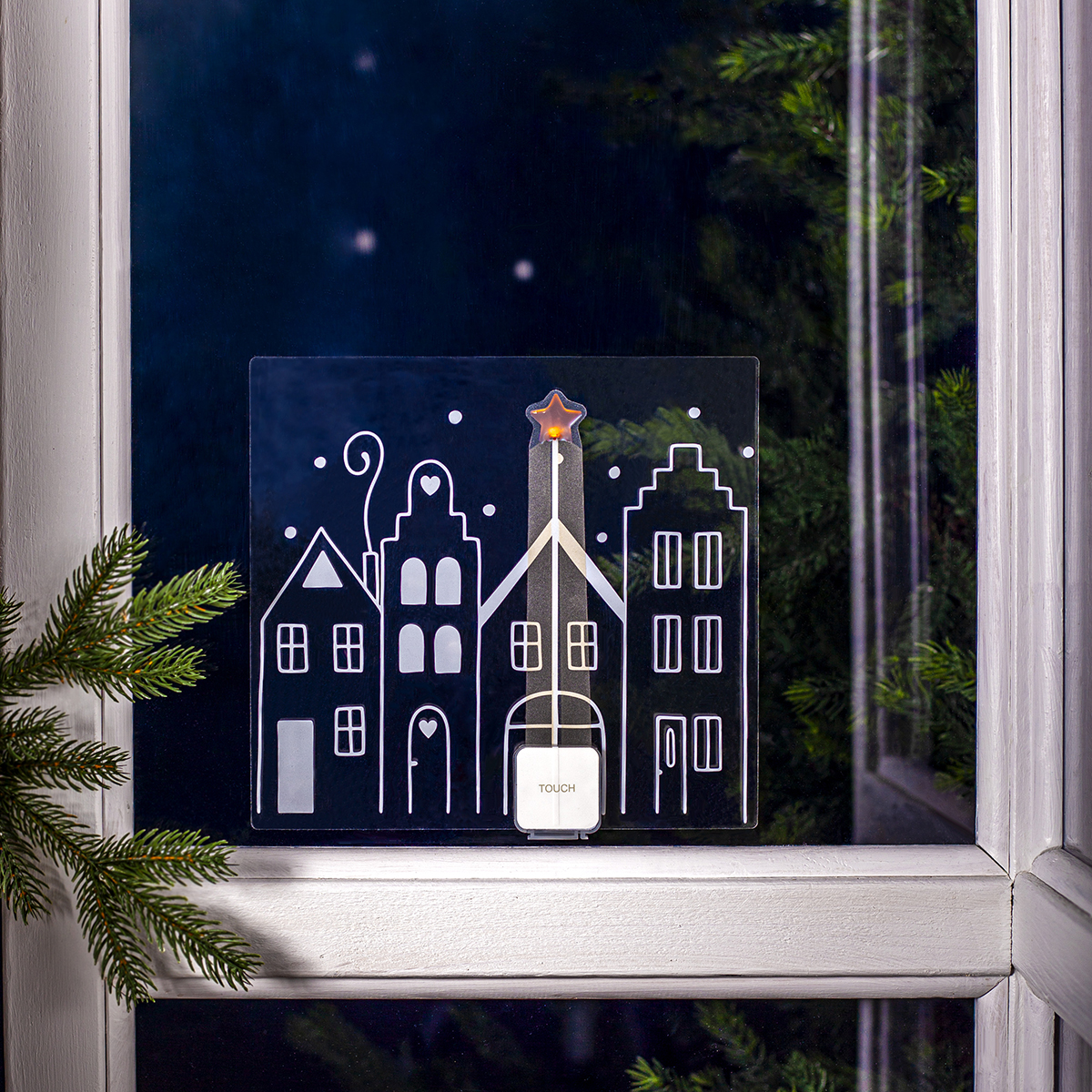 Juldekoration Star Trading Windo LED