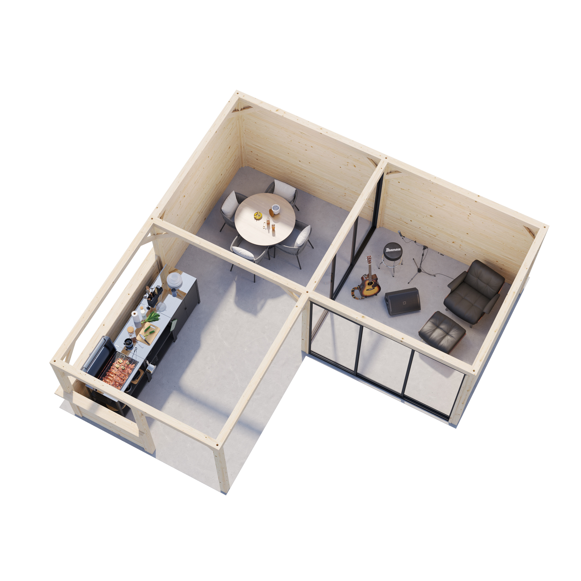 Uterum Palmako Bianca 24,9 m2 Set 209 Slide