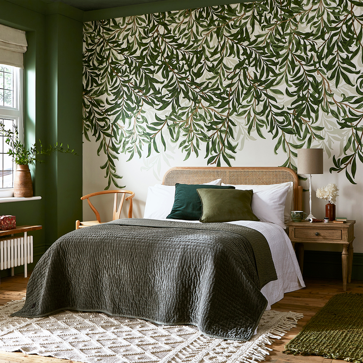 Fototapet William Morris At Home Willow Bough Greens