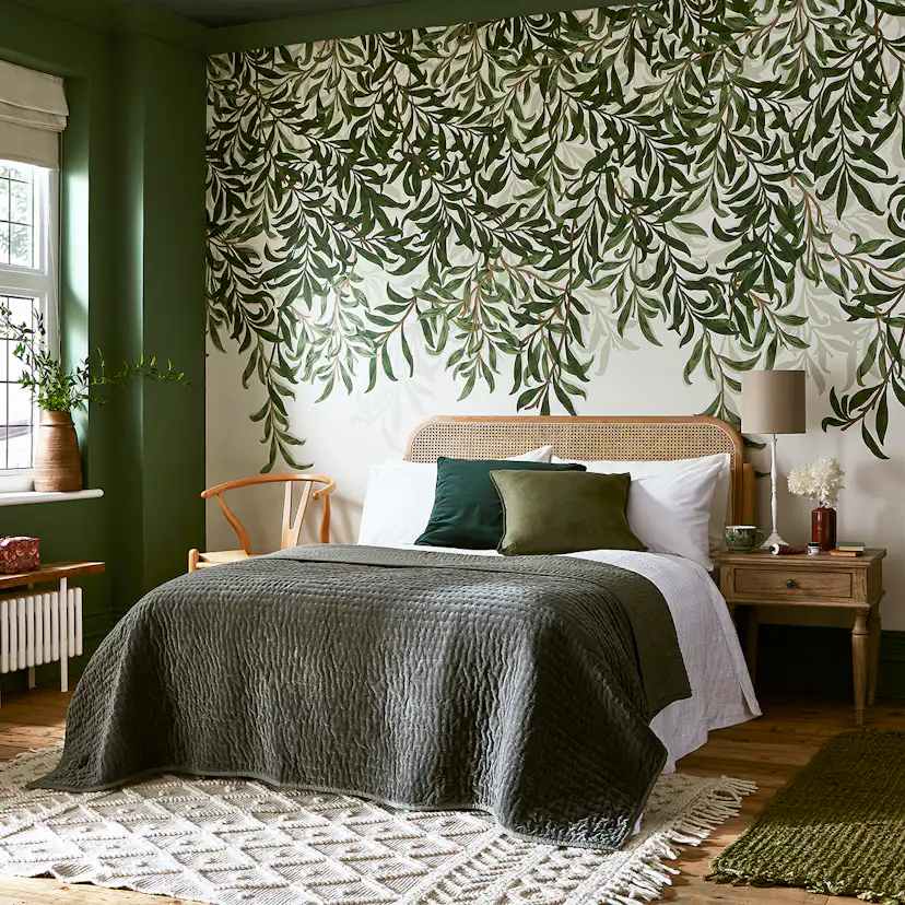 Fototapet William Morris At Home Willow Bough Greens
