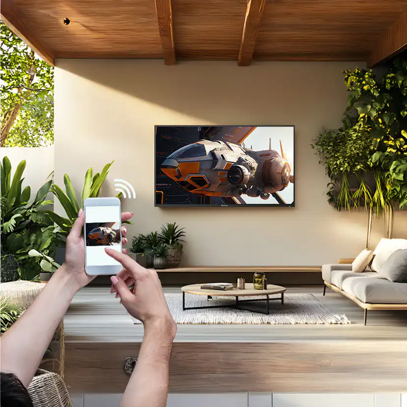 Utomhus TV Sylvox Cinema Pro 120Hz Helio QLED 65tum