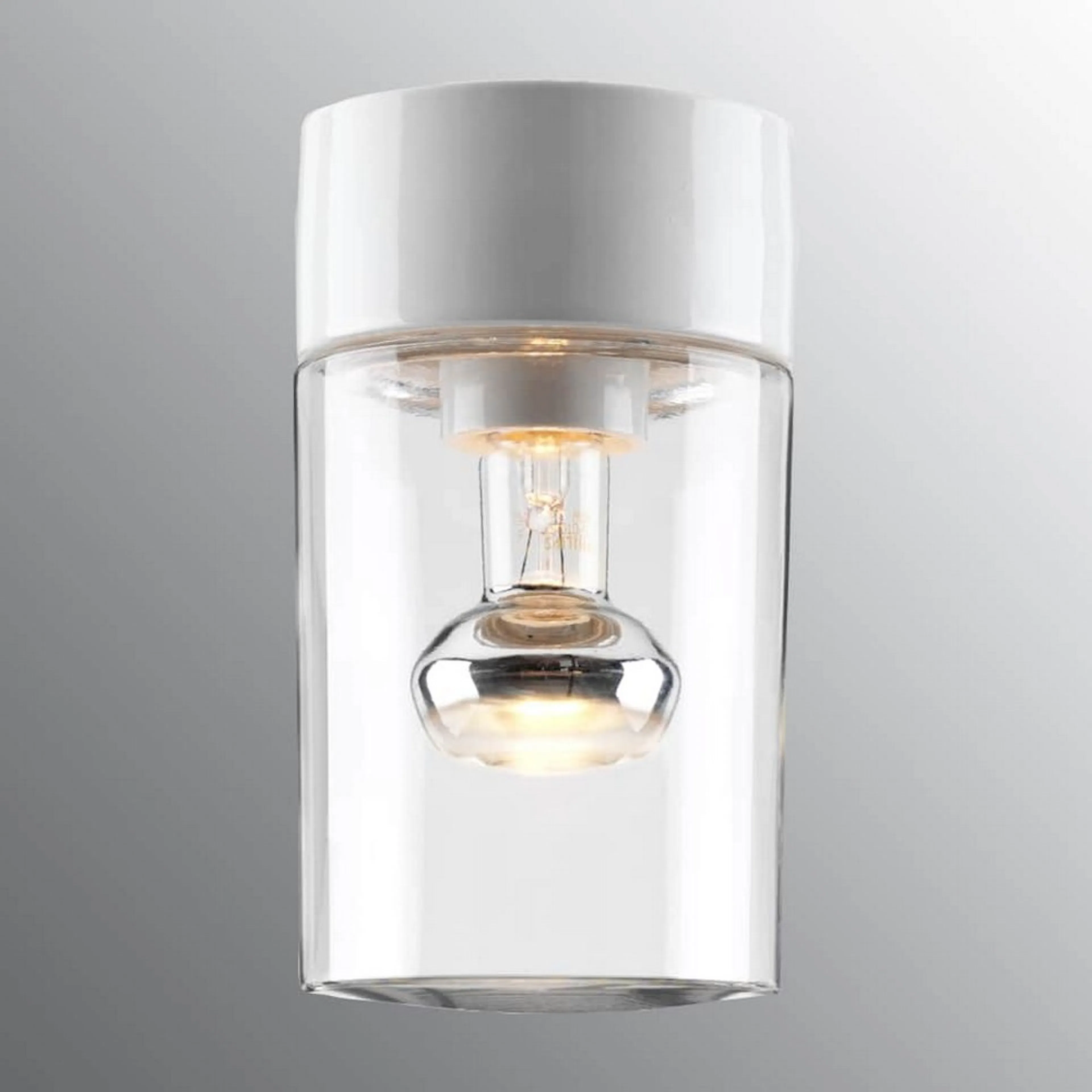 Vägg-/Taklampa Ifö Electric Opus 120 Klar Vit E27