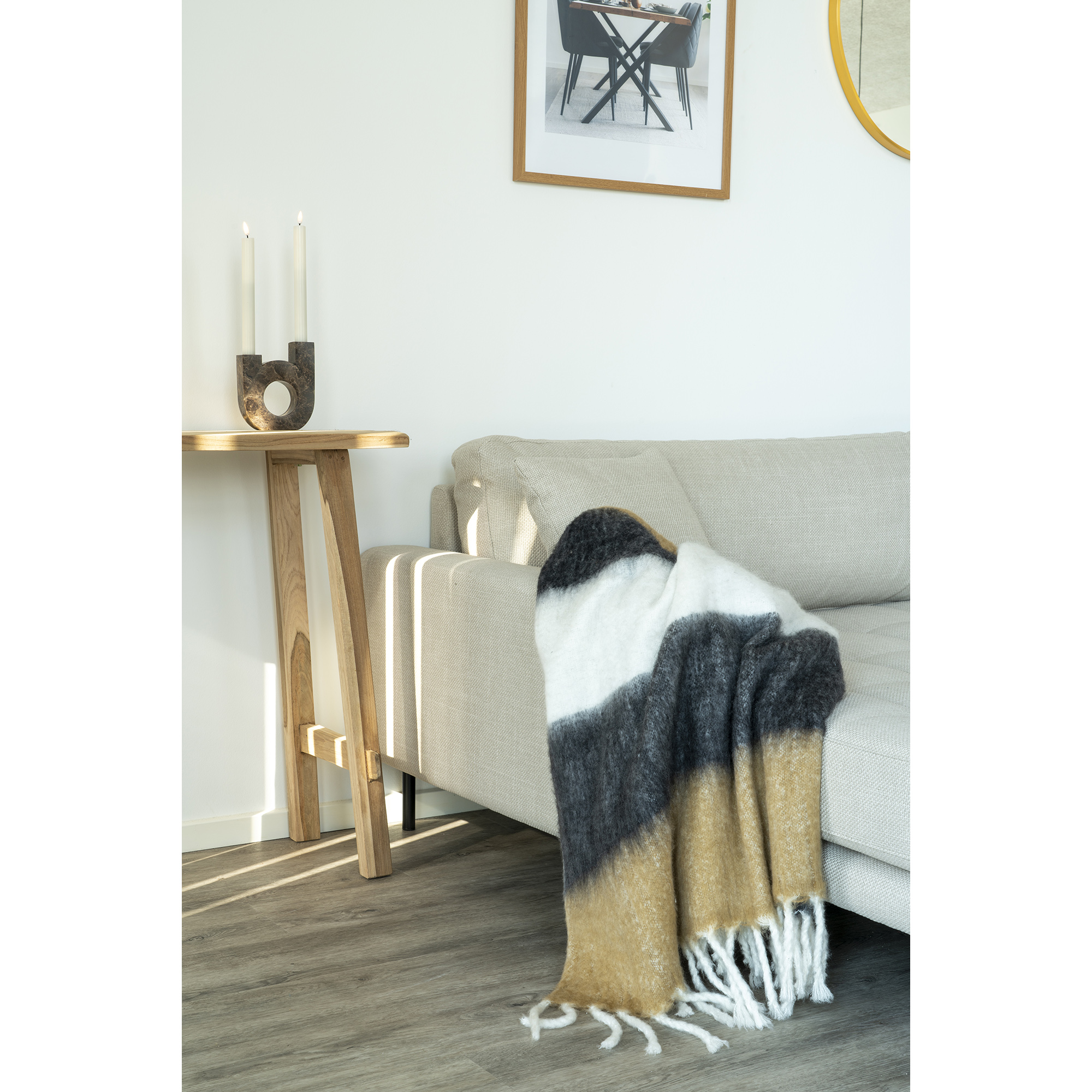 Ljusstake House Nordic Marble Twin