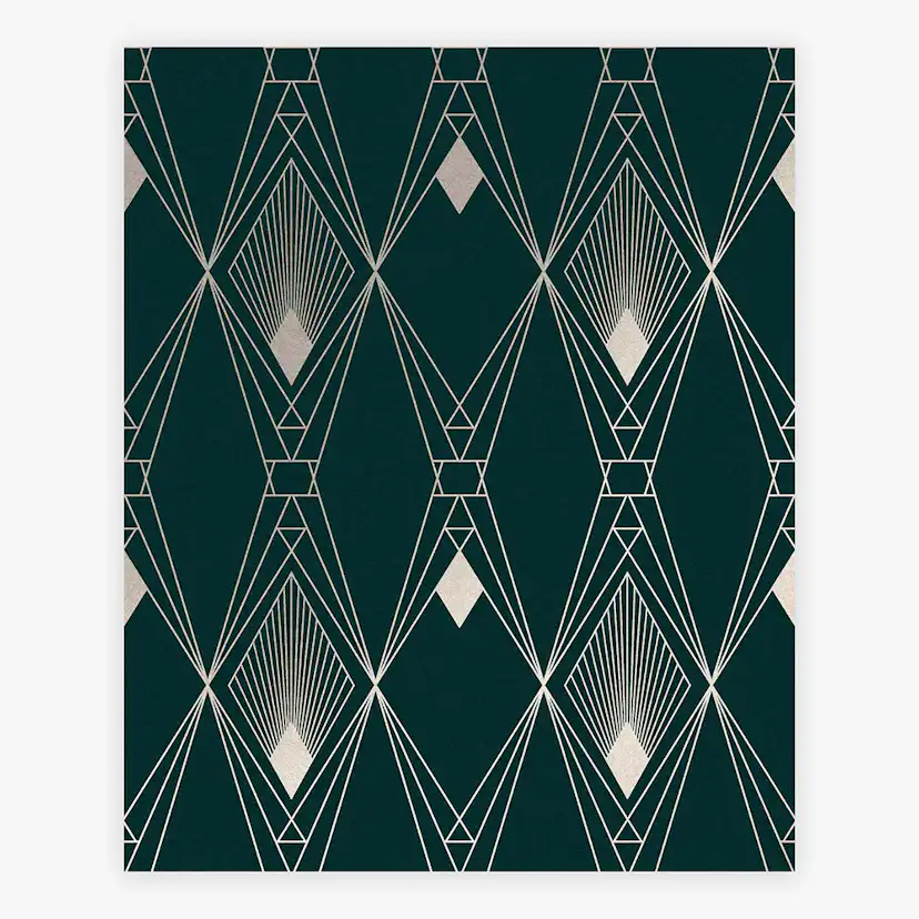 Tapet NEXT Deco Geometric Teal
