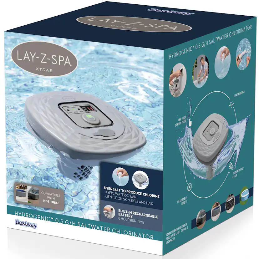 Saltvattenklorinator Bestway Lay-Z-Spa® Hydrogenic 0,5 G/H