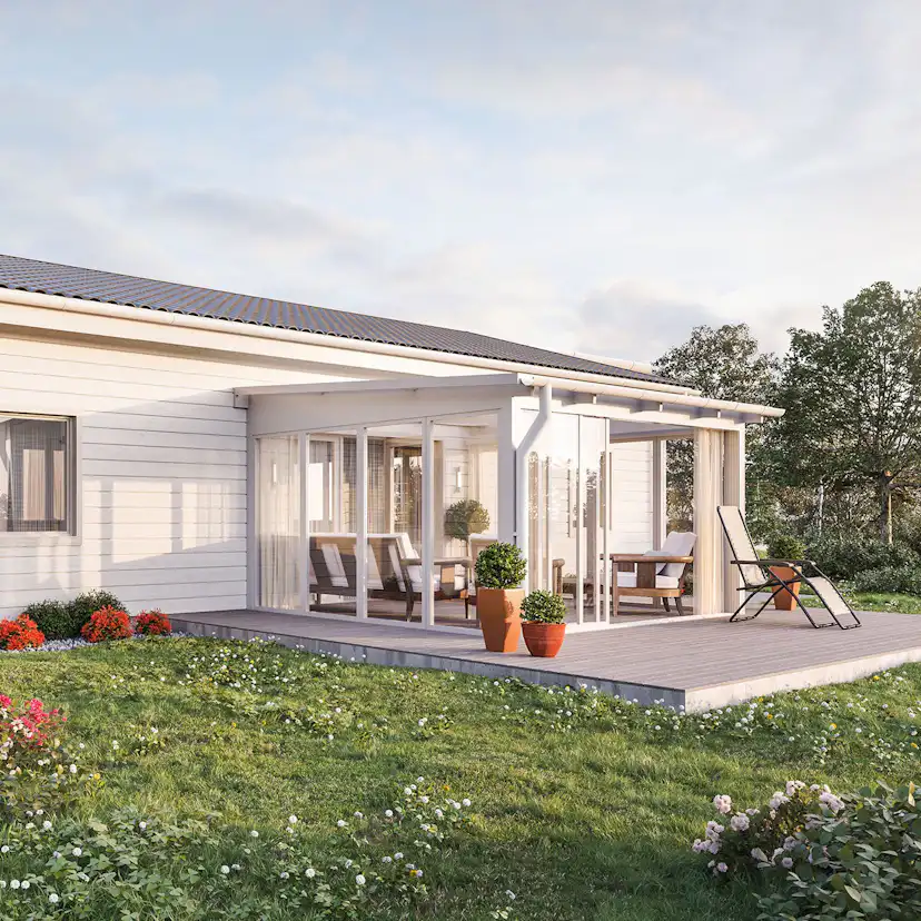 Fast Fönsterparti 1 Del Halle Primolux