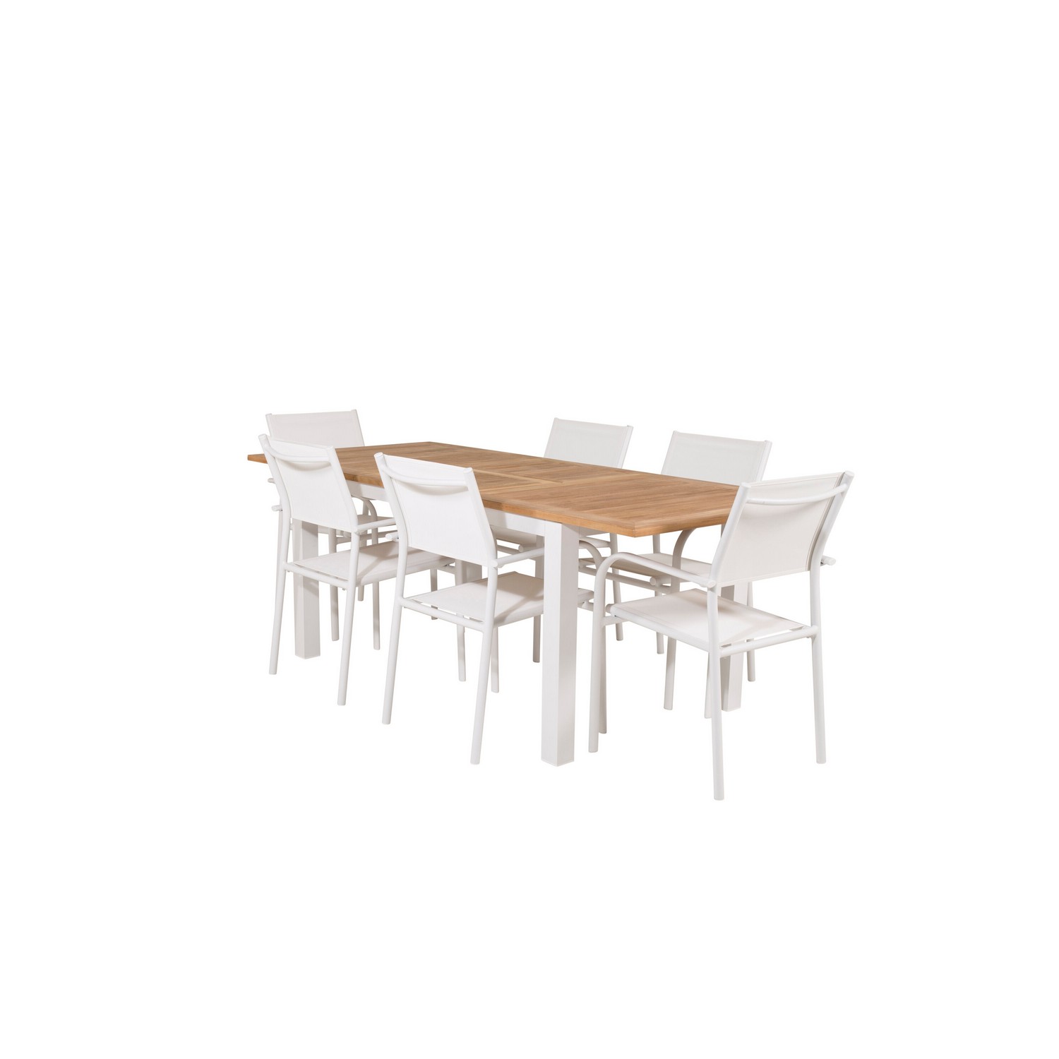Matgrupp Venture Home Perla 152/210 med 6 Siri Matstolar