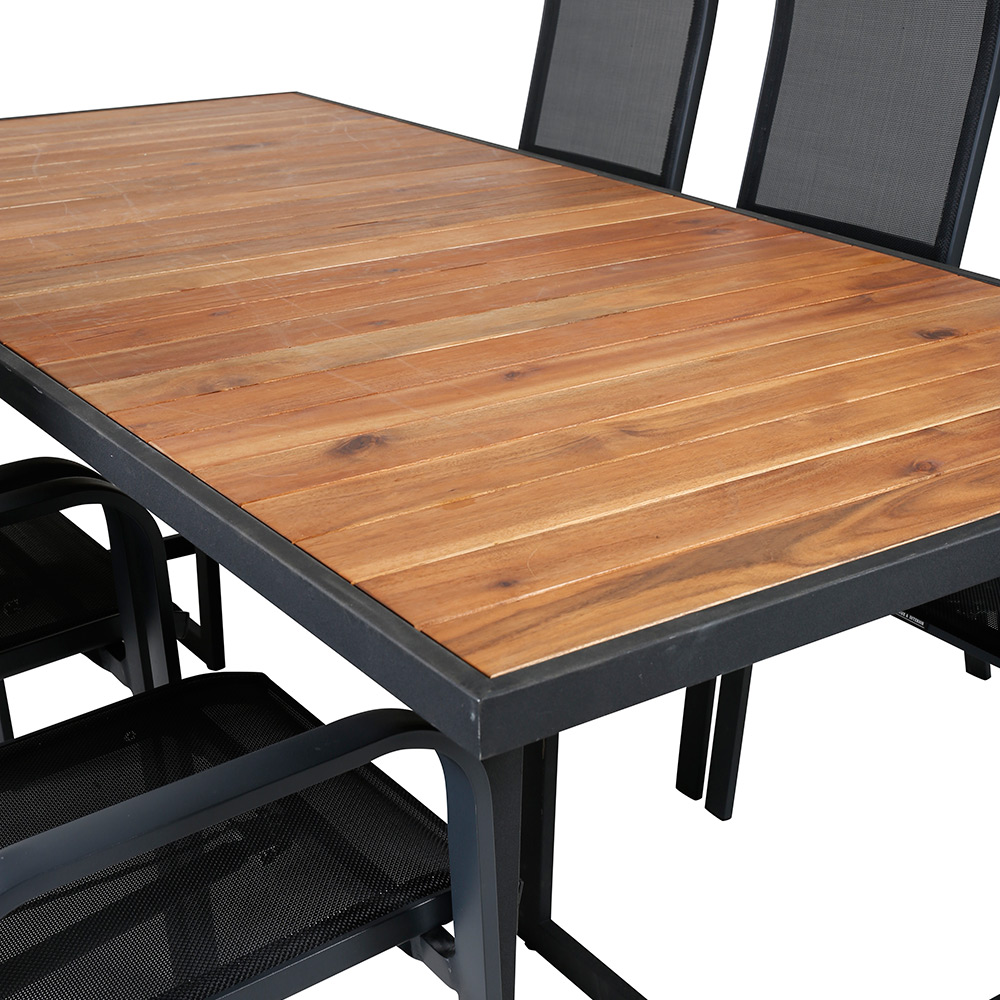 Matgrupp Venture Home King med 6 Curz Matstolar