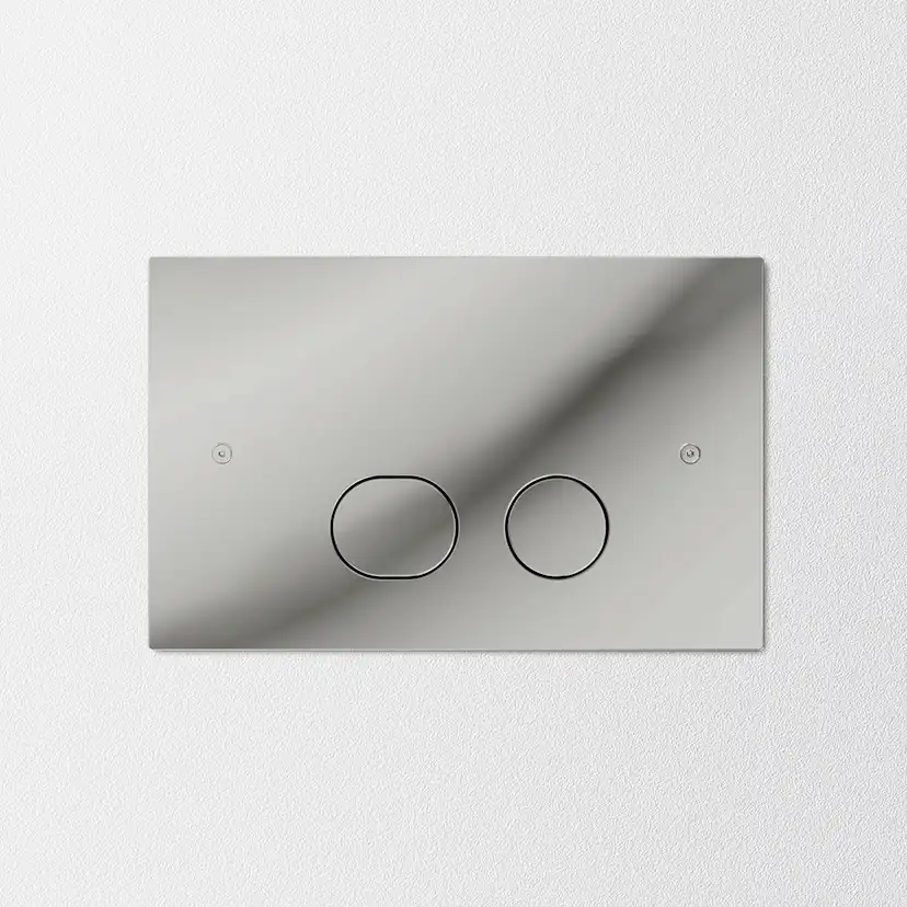 Spolplatta Steel Style, Polished. Polerat Rostfritt