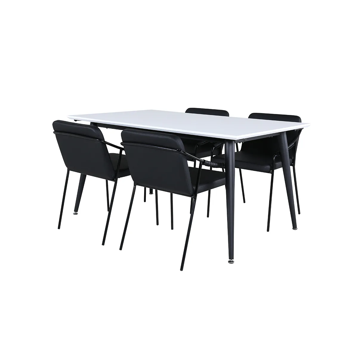 Matgrupp Venture Home Jolie med 4 Tjärö Stolar