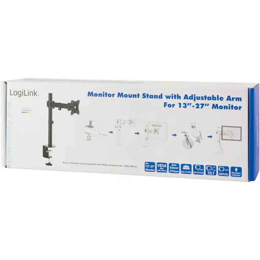 Monitorarm LogiLink 13-27 tum 274 mm