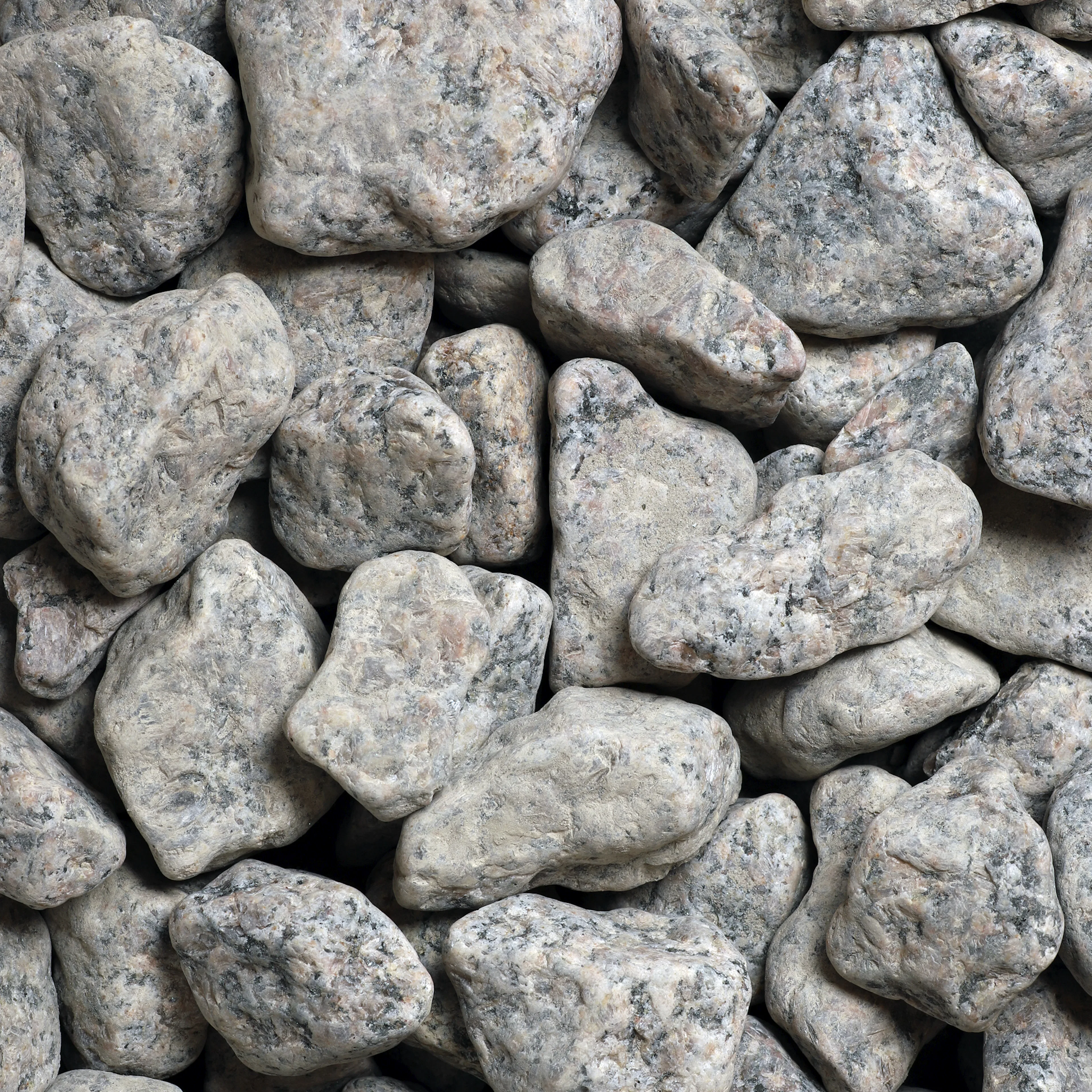 Dekorsten Magrab Krossprodukter Grå Granit Tumlad 30-45 mm, 1000 kg Säck