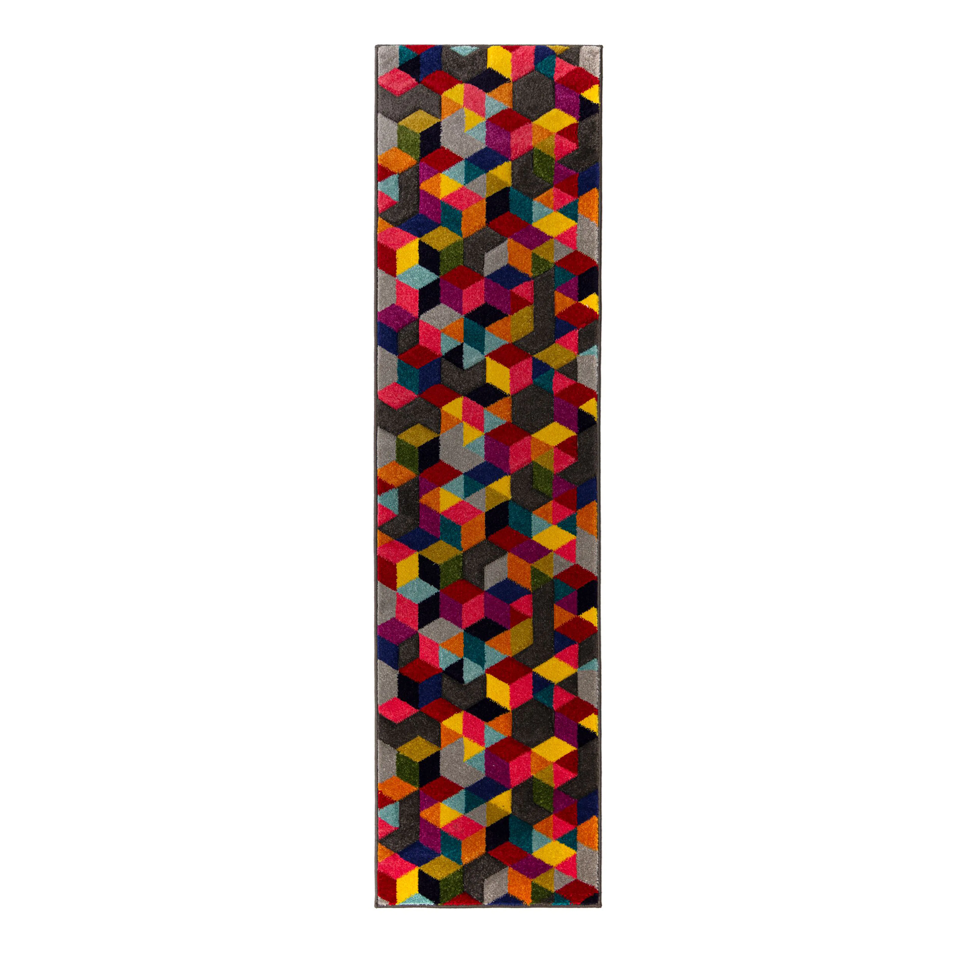 Friezematta Flair Rugs Dynamic Flerfärgad 66x230