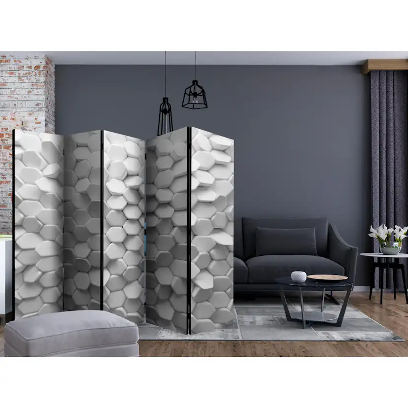 Rumsavdelare Arkiio White Mystery II 225x172 cm