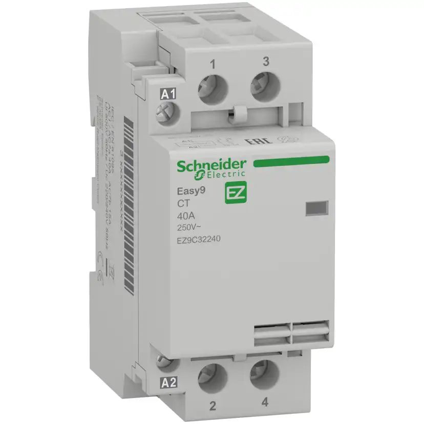 Kontaktor Schneider Electric Easy9 2–4-polig 40A 230 V AC