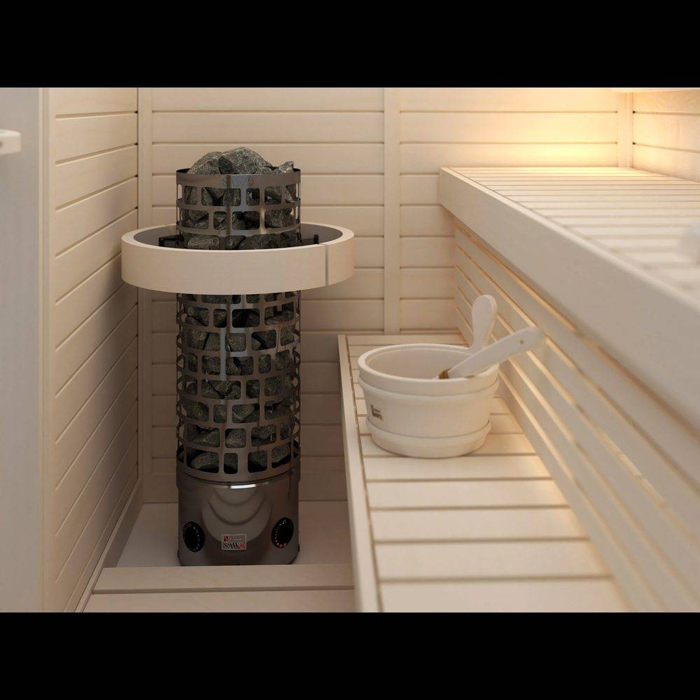Bastuaggregat Sawo Aries Rund ARI3 90NS 9,0 kW, ARI3-90NS-P- NS (kräver gränssnitt och strömstyrenhet), 9 Kw