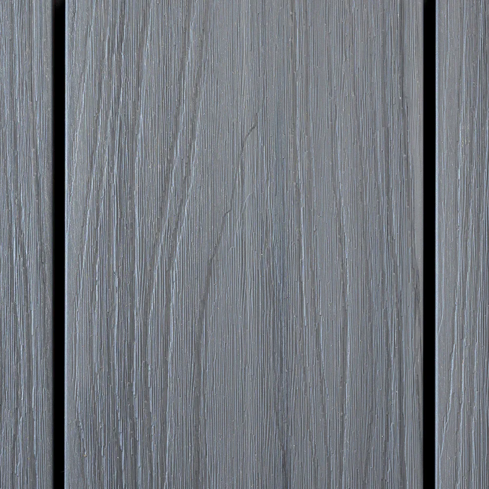 KOMPOSITTRALL SILVER/ANTRACITE 23x140x4200MM, 2 st/frp Längd: 4200 mm