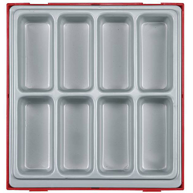 Inbyggnadslåda med 8 fack Teng Tools TTD01