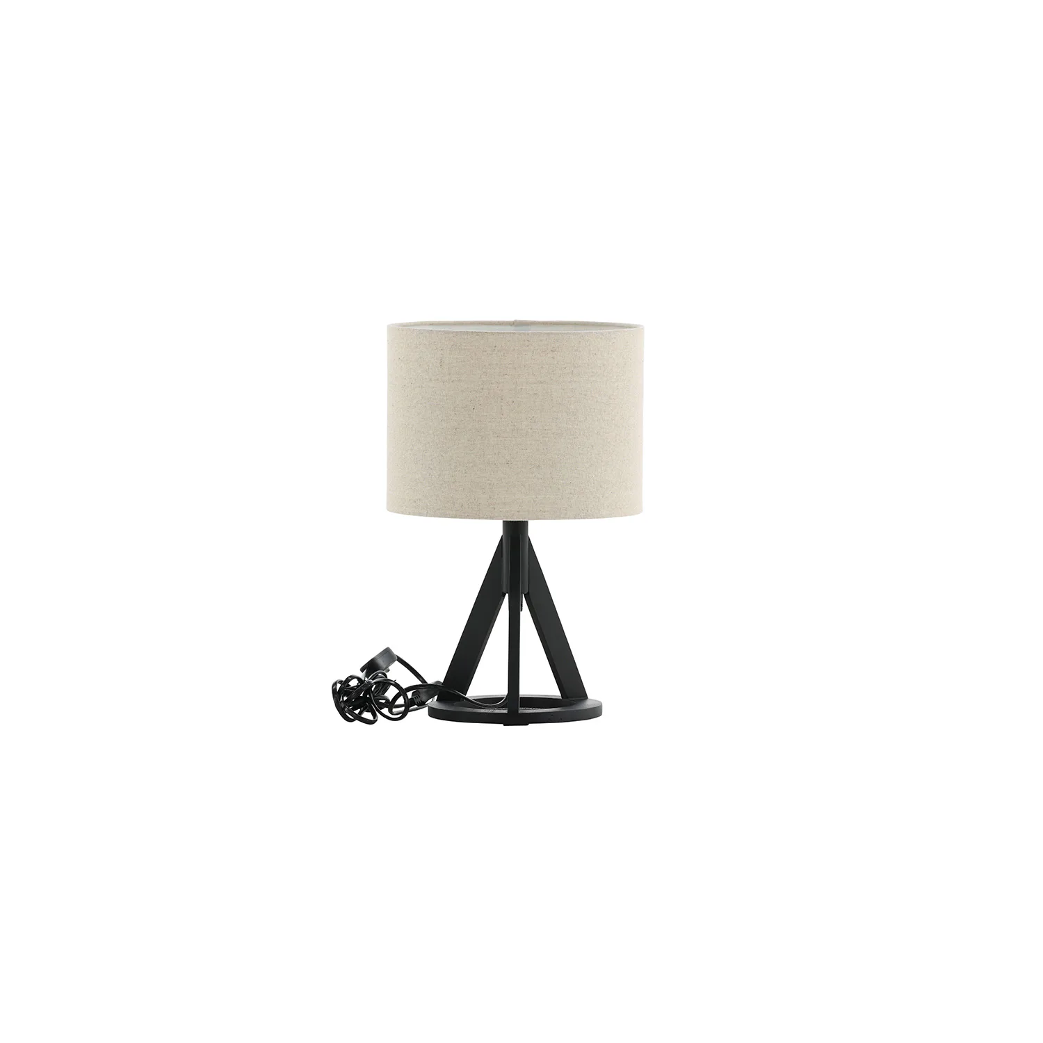 Kona -Table Lamp - Black/Linen Svart/Beige
