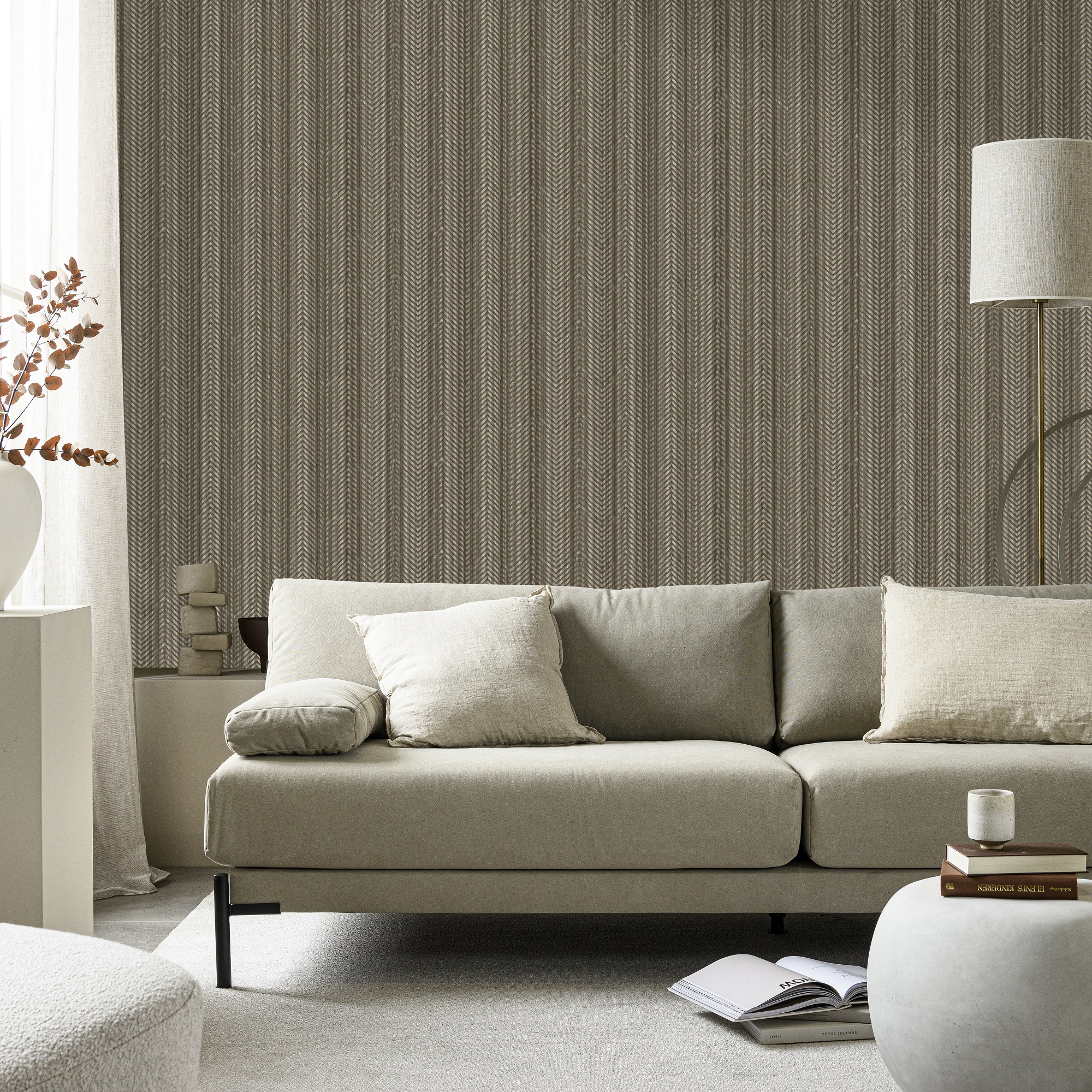 Tapet Vtwonen Herringbone Guld  121000