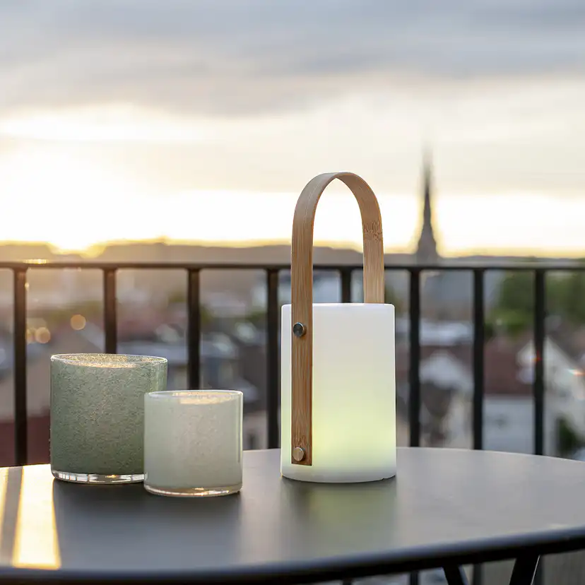 Uppladdningsbar Lampa Star Trading Lykta Lisa LED