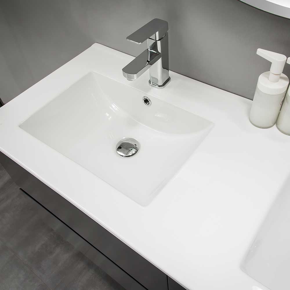 Tvättställsskåp Bathlife Eufori Svart