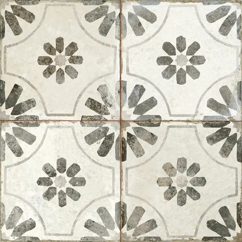 Klinker Tenfors FS Blume Black 45x45 cm