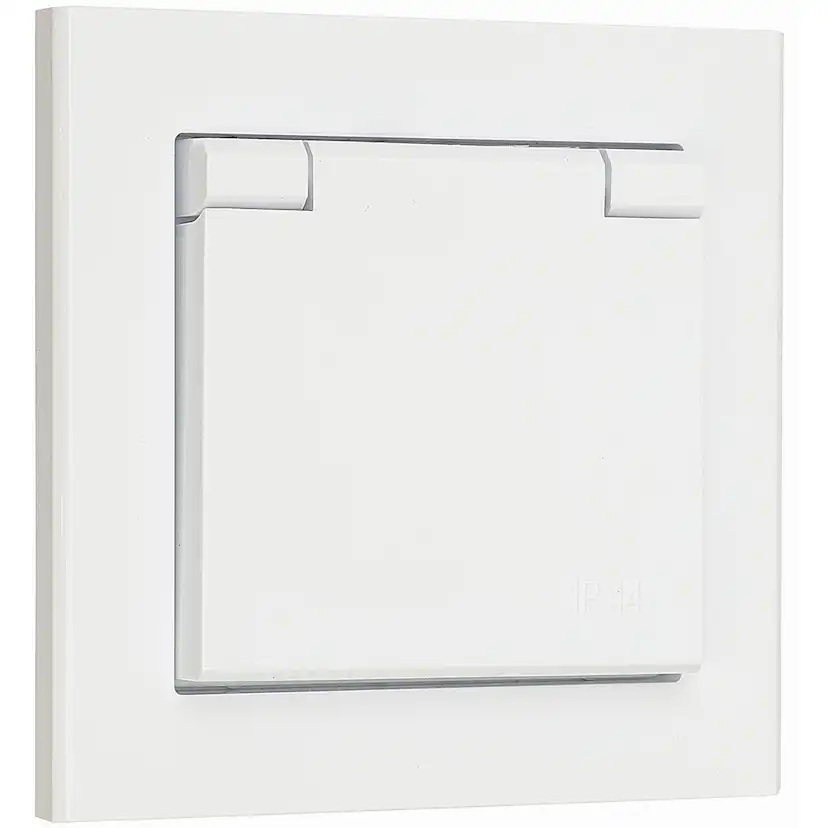 Vägguttag Malmbergs Optima 1-V IP44 med Skruvanslutning