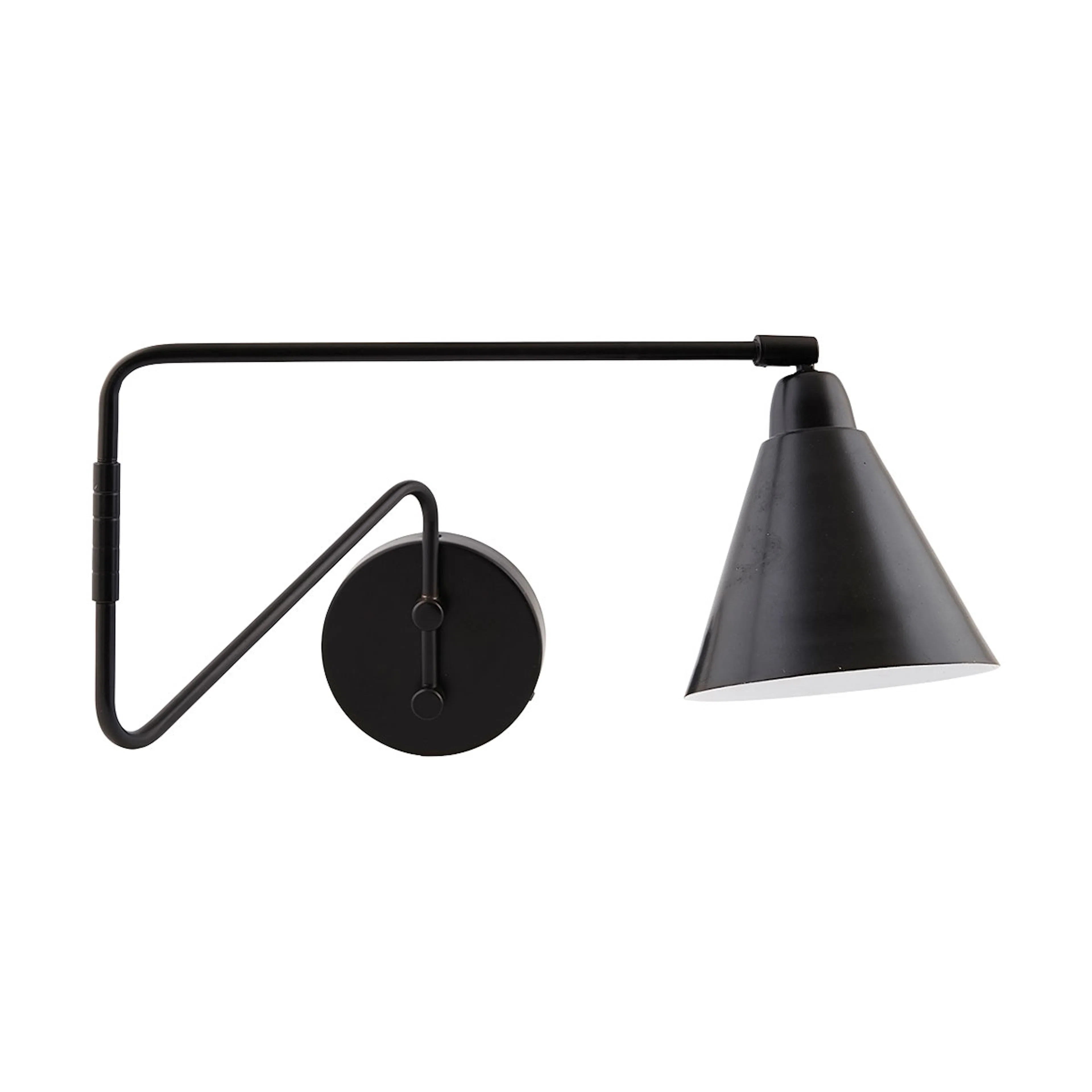 Wall lamp, Game, Black, E14, Max 25 W, 2.20 m cable Svart