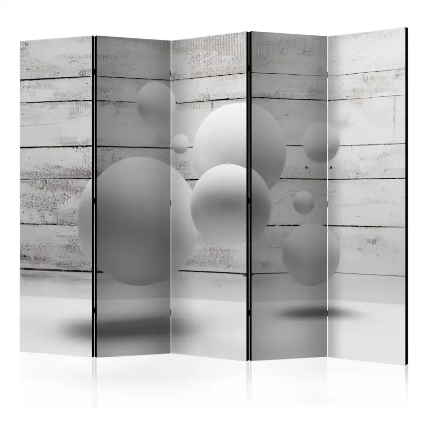 Rumsavdelare Arkiio Balls II Grå/Vit 225x172 cm