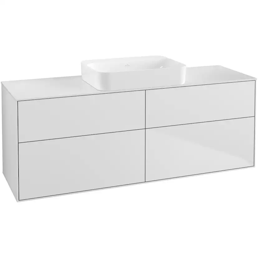 Tvättställsskåp Villeroy & Boch Finion med 4 Lådor och Bänkskiva för Fristående Tvättställ