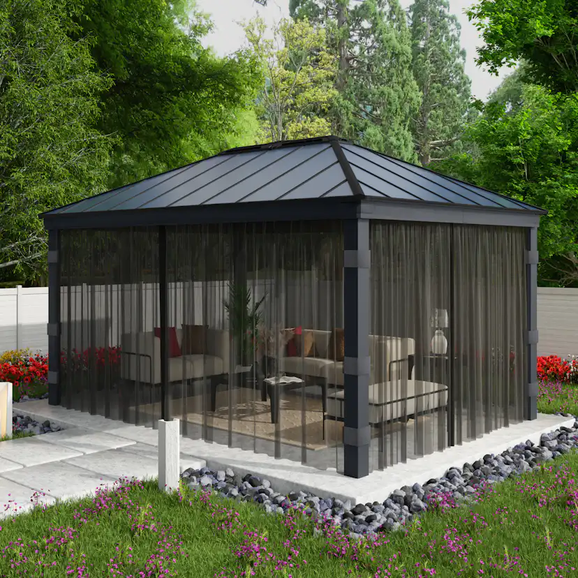 Myggnät Canopia by Palram 4-Pack Till Dallas Paviljong 4,2X6 m
