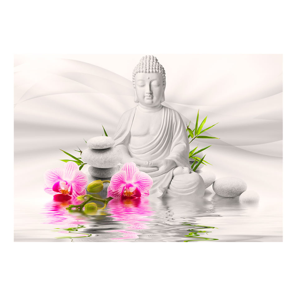 Fototapet Arkiio Buddha And Orchids