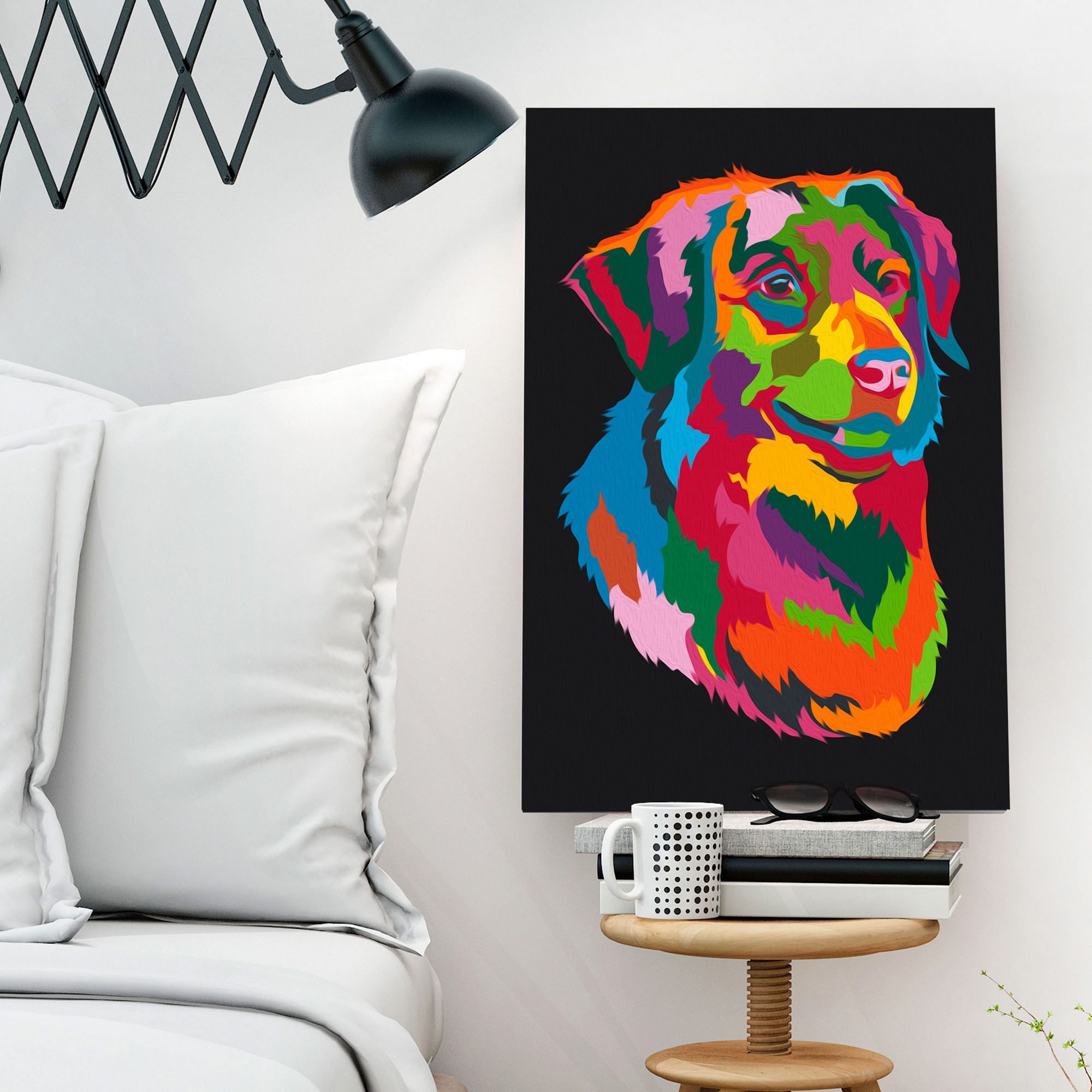 Gör-det-själv Målningar Arkiio Colourful Dog