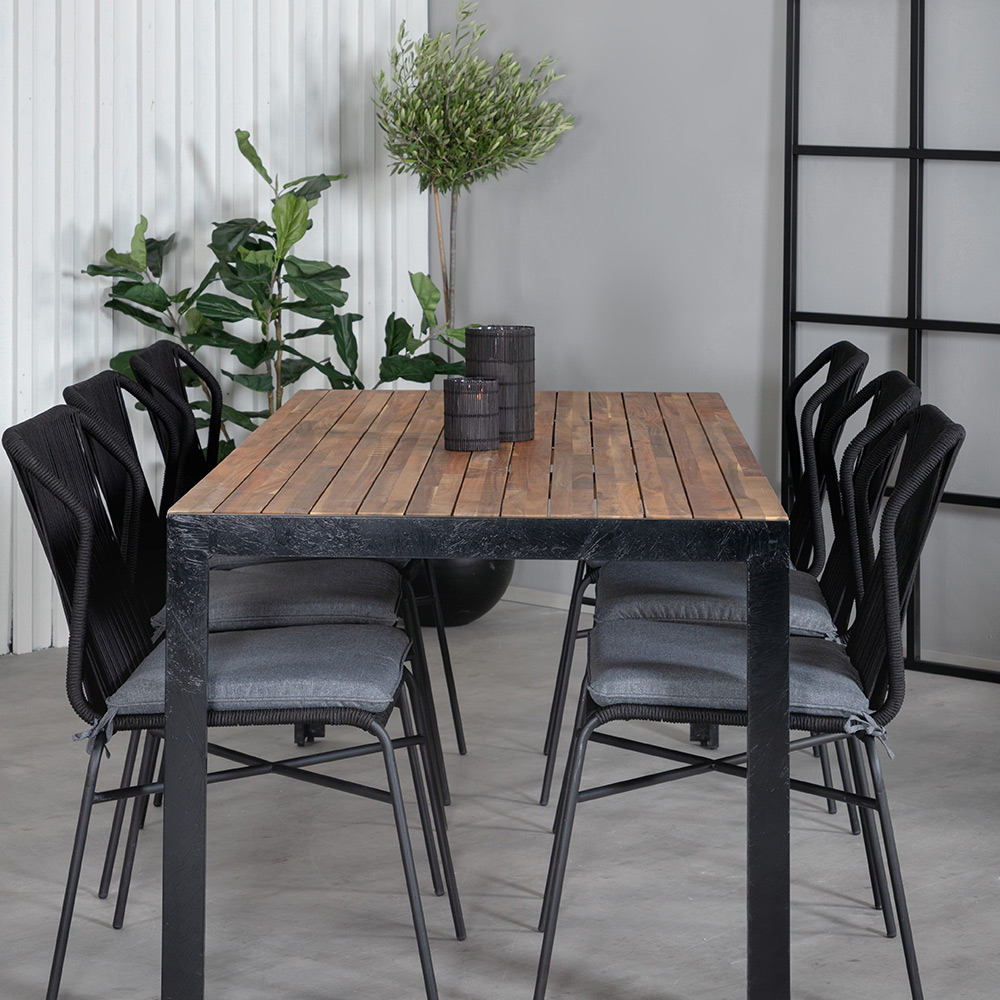 Matgrupp Venture Home Bois med 6 Julle Stolar