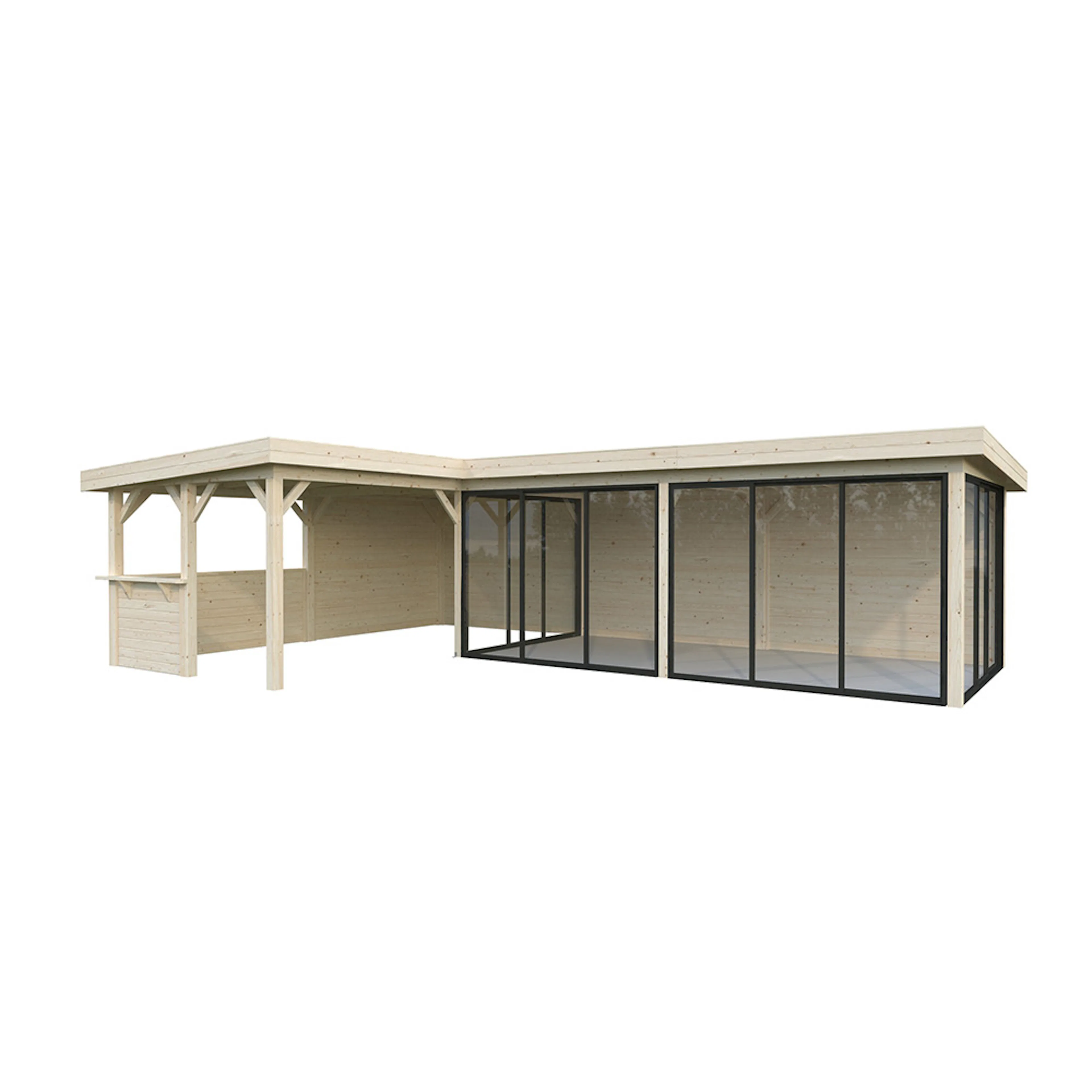 Lenna 33,2 m2 Set 421 Slide WTDIP Behandling: Impregnerad transparent